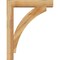 Ekena Millwork Thorton Block Rough Sawn Bracket w/ Offset Brace, Western Red Cedar, 6"W x 28"D x 36"H BKT0604X28X36THR05RWR - alternate 2